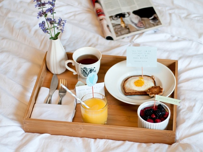 desayuno en la cama madrid a tu estilo