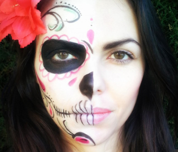 Maquillaje de calavera mexicana, paso a paso